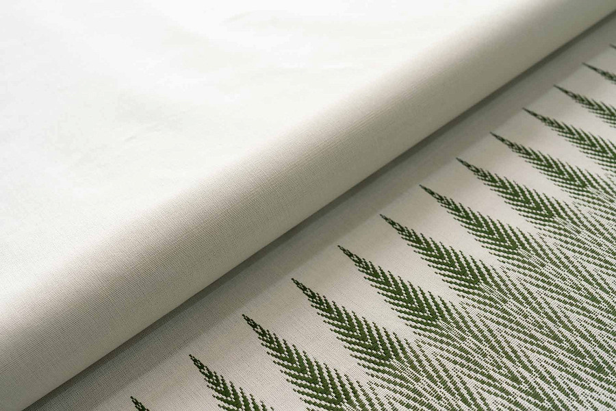 Palm Leaf Voile - Chive